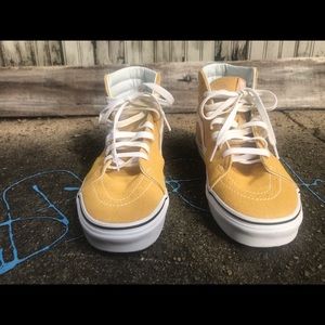 Sunshine Yellow Vans Sk8 Hi